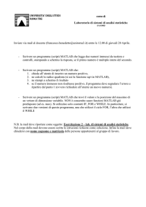 Seconda Esercitazione - Servizio di Hosting di Roma Tre