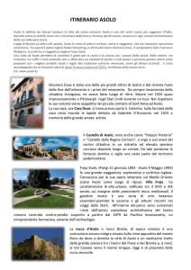 ITINERARIO ASOLO - IPSSAR Maffioli