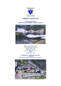 Piedicavallo (BI) Alpi Pennine – Lago della Vecchia