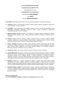 matematica e statistica