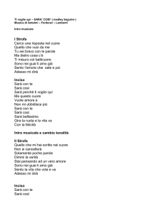 TI voglio qui- Sarà così ( testo )
