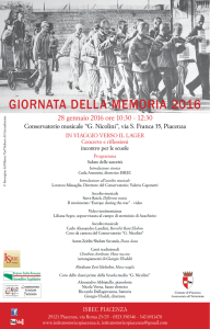 Scarica la locandina - Istituto storico Piacenza