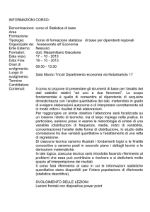 Statistica di base