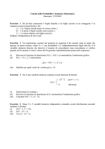 Calcolo delle Probabilità e Statistica Matematica