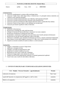 Conoscere completamente le strutture della morfologia latina