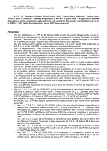 Atti della Regione - Burc