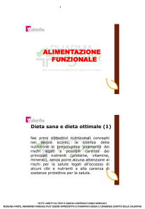 alimentazione funzionale