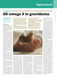 Gli omega 3 in gravidanza