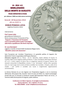 bimillenario della morte di augusto