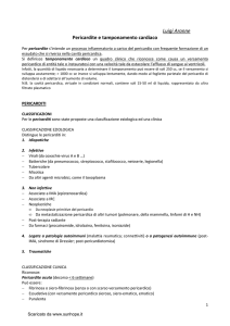 Pericardite e tamponamento cardiaco