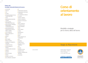 Corso di orientamento al lavoro
