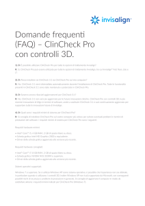 FAQ di ClinCheck Pro