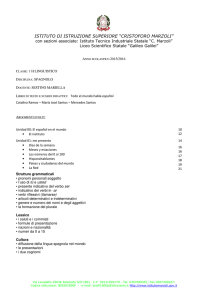 ISTITUTO DI ISTRUZIONE SUPERIORE “CRISTOFORO MARZOLI”