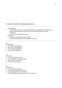 Benzodiazepine - Medicina Unict