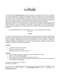Il Gruppo INNOWATIO, per la società YOUSAVE, che si occupa di