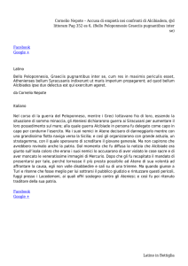 Cornelio Nepote – Accusa di empietà nei confronti di Alcibiadem
