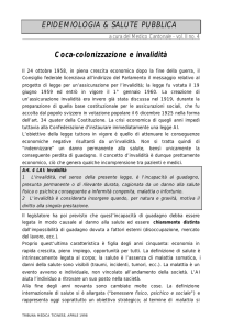 Coca-colonizzazione e invalidità