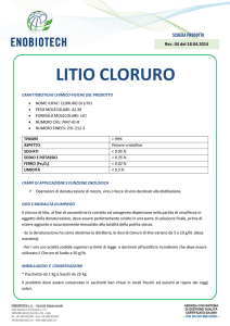 litio cloruro