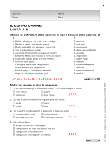 il corpo umano unità 1-2