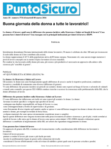 Buona giornata della donna a tutte le lavoratrici!