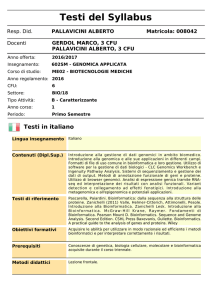 Testi del Syllabus