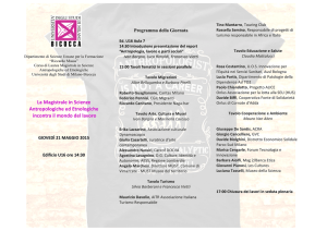 La Magistrale in Scienze Antropologiche ed Etnologiche incontra il