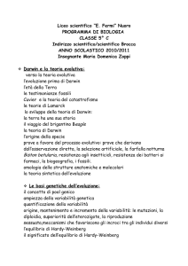 Liceo scientifico “E. Fermi” Nuoro PROGRAMMA DI BIOLOGIA