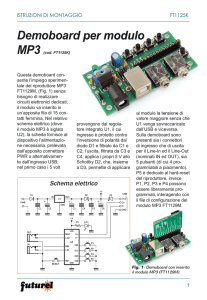 Demoboard per modulo