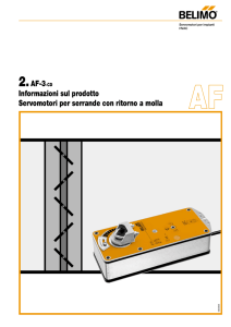 2.AF-3-CD Informazioni sul prodotto Servomotori per serrande con