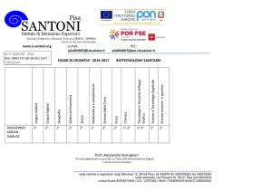esami di idoneita` - biotecnologie sanitarie - materie
