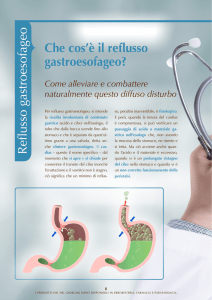 Che cos`è il reflusso gastroesofageo?