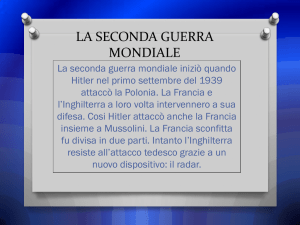 la seconda guerra mondiale