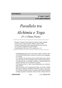 Parallelo tra Alchimia e Yoga - Kemi