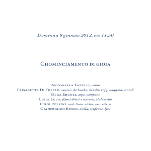 pdf del programma - Il Palazzo del Quirinale