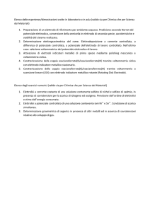 Elenco delle esperienze/dimostrazioni svolte in laboratorio o in aula