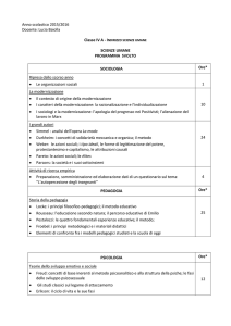 Anno scolastico 2015/2016 Docente: Lucia Baiolla