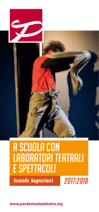 A Scuola con laboratori teatrali e spettacoli