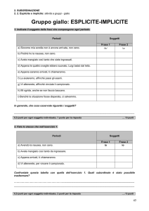 2.2 Subordinate esplicite e implicite