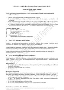 FOGLIO ILLUSTRATIVO: INFORMAZIONI PER L`UTILIZZATORE