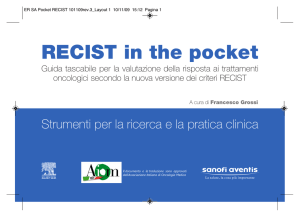 RECIST 1.1 pocket AIOM Guideline