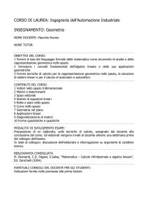 Ingegneria dell`Automazione Industriale