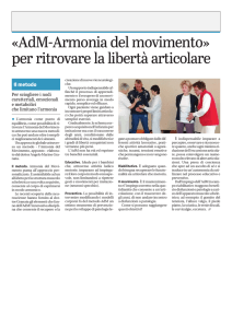 «AdM-Armonia del movimento» per ritrovare la libertà articolare