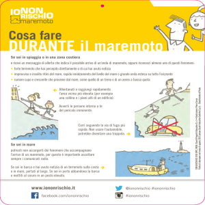 DURANTE il maremoto