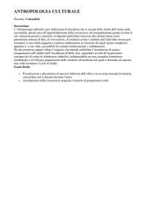 Comandini Daniela Antropologia culturale 2012-13