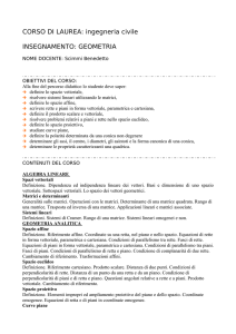 Geometria analitica