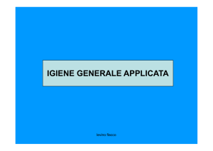 igiene generale applicata-premesse