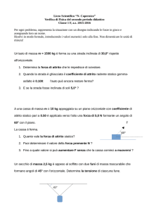 Liceo Scientifico “N. Copernico” Verifica di Fisica