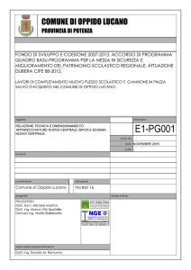 E1-PG001 - RELAZIONE TECNICA E DIMENSIONAMENTO
