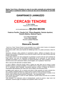Spettacolo Cercasi Tenore