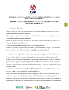Effetto lente parabrezza